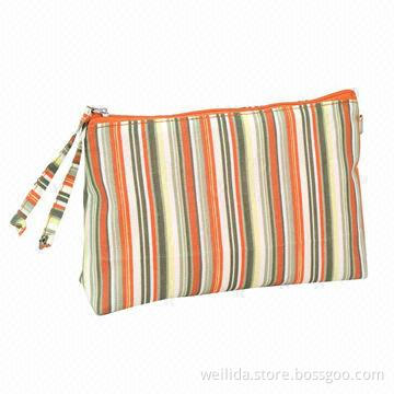 Polyester Cosmetic Bag, Sized 19 x 5 x 12cm, Pattern Can be Changed